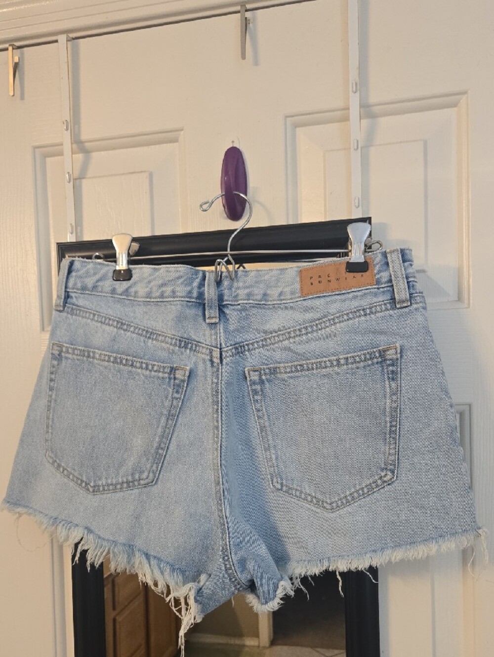 Pacsun Ivy High-Rise Festival Women’s Denim Shorts Sz 30 - Picture 3 of 4